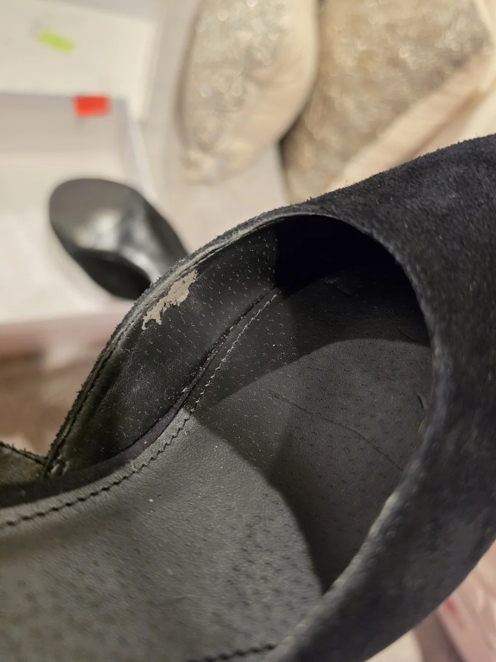 Steve Madden Black Suede Wedge Pumps